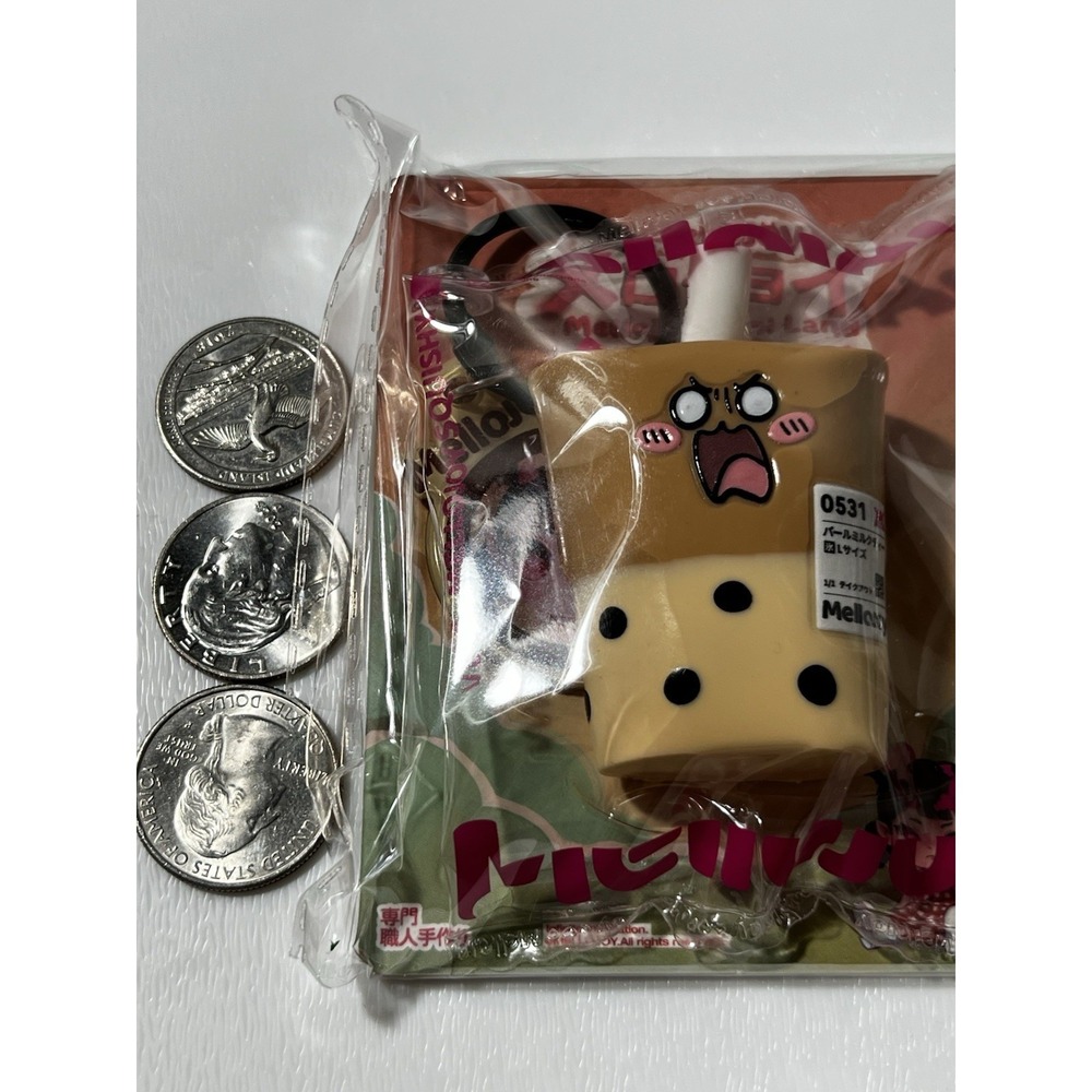 MelloJoy Mini Land Mini angry boba milk tea Squishy Stress Relief Toy Dry Yogurt - Picture 7 of 13
